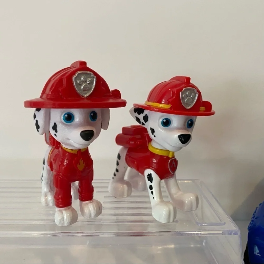 Paw Patrol Figure Lot Marshal Chase with Vehicle Diecast Skye Bundle Playset Toy - Picture 2 of 6